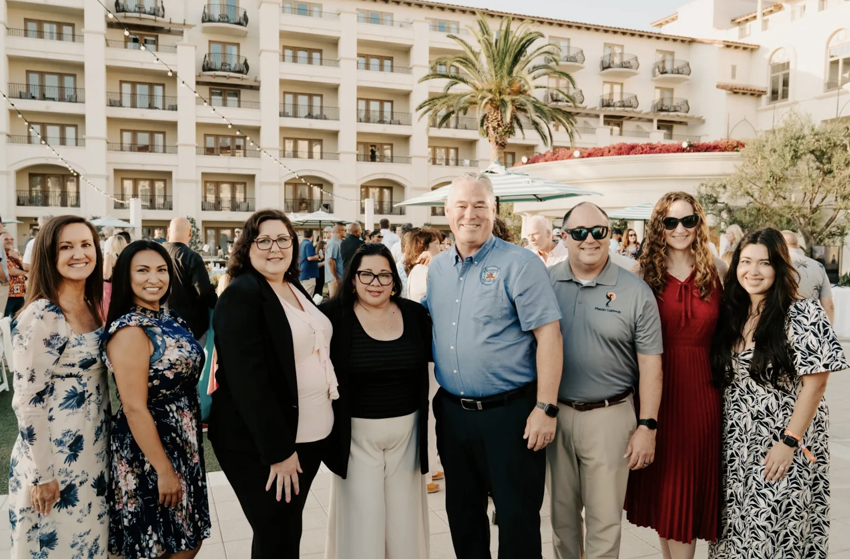 Tribal and non-profit partners pose for group photo at Waldorf Astoria Monarch Beach